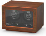 WATCH WINDERS Beco Technic Boxy BLDC watch winder for 2 watches, satin walnut wood - 309431