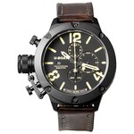 U-BOAT Classico Ref. 6548/1  53MM TITANIUM IPB CHRONO U-72 BK/BE LIMITED EDITION 300 UNITS