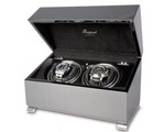 WATCH WINDERS Rapport London Est. 1898 W372 - Vogue Carbon Fibre Duo Watch Winder