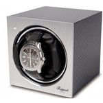 WATCH WINDERS Rapport London Est. 1898 W147- Tetra Mono Watch Winder, carbon fibre finish