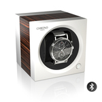 WATCH WINDERS Chronovision One Bluetooth - Macassar Silk/White Silk - 70050/101.18.12