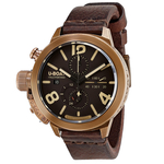 U-BOAT Classico 50 BRONZO CA BR Ref. 8064 Massive Chronograph in naturally aged bronze