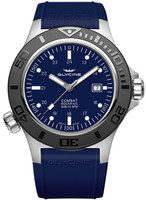 GLYCINE COMBAT SUB AQUARIUS Ref. GL0038 - diver automatic, high-tech ceramic bezel, helium valve