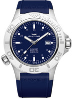 GLYCINE COMBAT SUB AQUARIUS Ref. GL0041 - diver automatic, high-tech ceramic bezel, helium valve