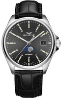 GLYCINE COMBAT 6 CLASSIC MOONPHASE Ref. GL0116 steel black automatic 40MM