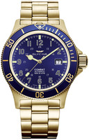 GLYCINE COMBAT SUB 42 SPLENDID Ref. GL0082 PVD Gold Automatic