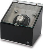 WATCH WINDERS Rapport London Est. 1898 ASTRO MONO W152 - Black with grey interior.