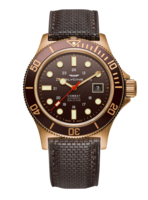 GLYCINE COMBAT SUB 42 BRONZE DGR. BROWN AUTOMATIC 20ATM REF. GL0188 SELF-WINDING CAL. GL224