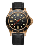 GLYCINE COMBAT SUB 42 BRONZE DGR. BLACK AUTOMATIC 20ATM REF. GL0187 SELF-WINDING CAL. GL224