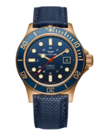 GLYCINE COMBAT SUB 42 BRONZE DGR. BLUE AUTOMATIC 20ATM REF. GL0174 SELF-WINDING CAL. GL224