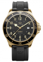 GLYCINE COMBAT SUB 46 REF. GL0292 ROSE GOLD BLACK DIVER 30ATM SELF-WINDING CAL. GL224