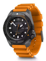 DESIGNER BRANDS VICTORINOX DIVE PRO AUTOMATIC TITANIUM REF. 241996 BLACK ORANGE 30ATM