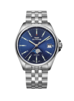 GLYCINE COMBAT CLASSIC 36 MOONPHASE STEEL BLUE REF. GL0193 SELF-WINDING CAL. GL280